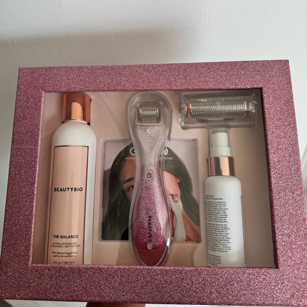 Beauty Bio Microneedling Tool with Face + Body Attachments